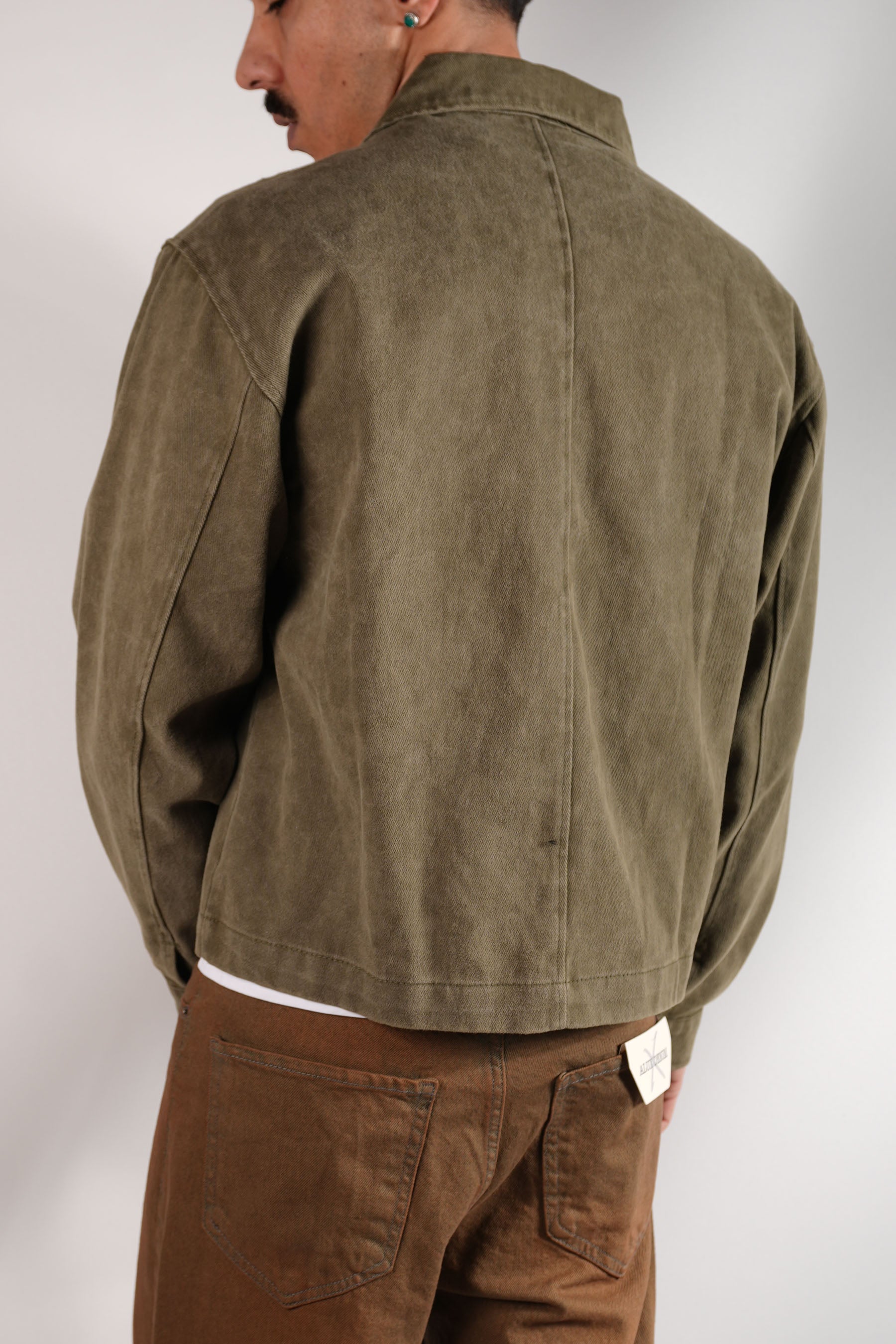 Düğmeli Crop Kot Ceket (+3 Renk)