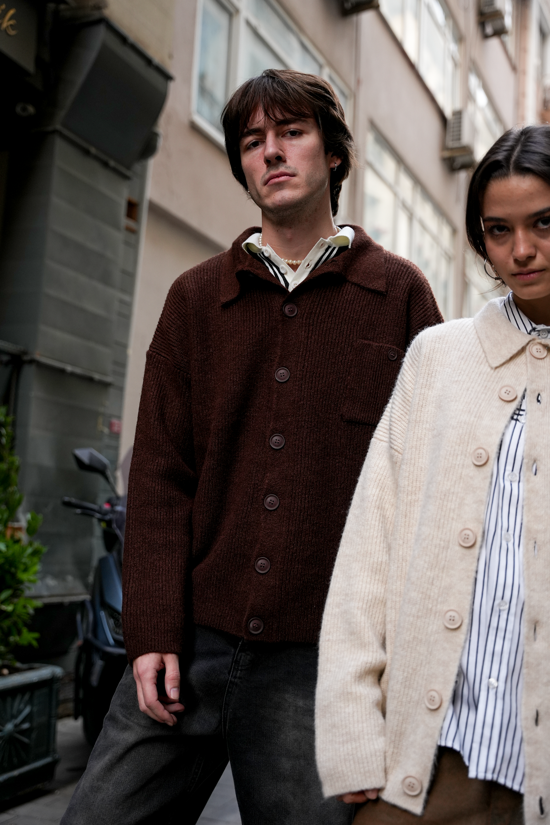 Düğmeli Triko Yelek (+3 Renk)