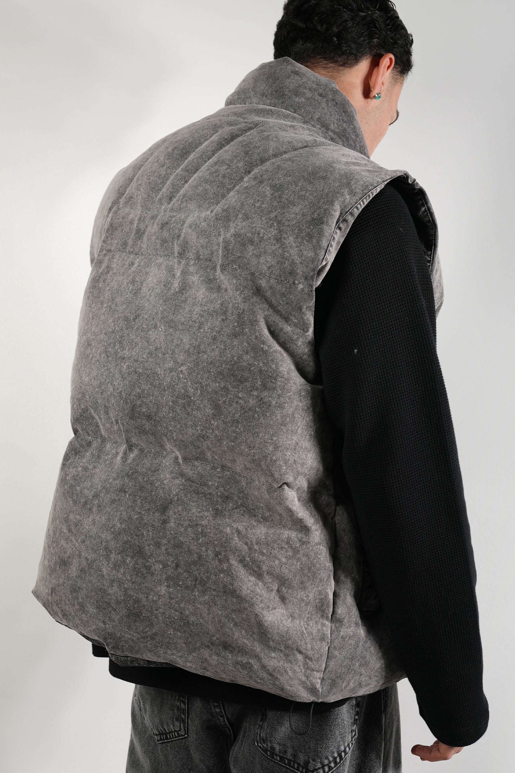 Dolgulu Teknik Kot Yelek (+2 Renk)