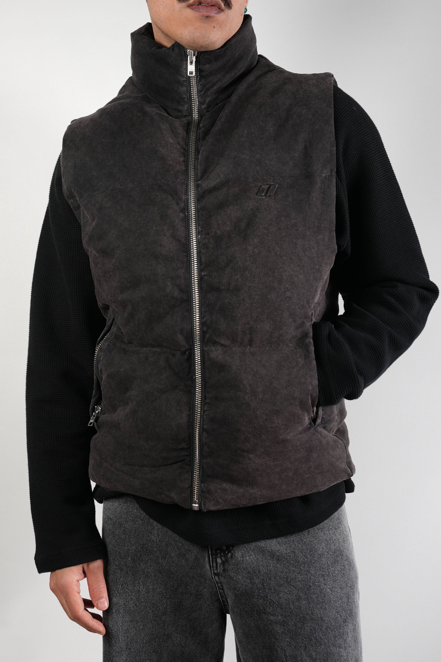 Dolgulu Teknik Kot Yelek (+2 Renk)