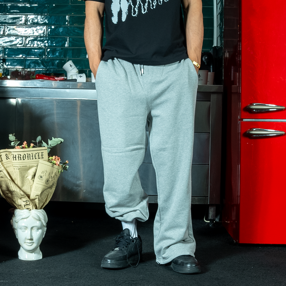 TECHNICAL HEAVY GREY SWEATPANT