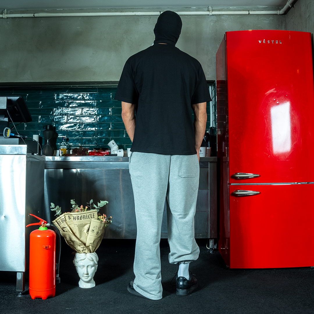 TECHNICAL HEAVY GREY SWEATPANT