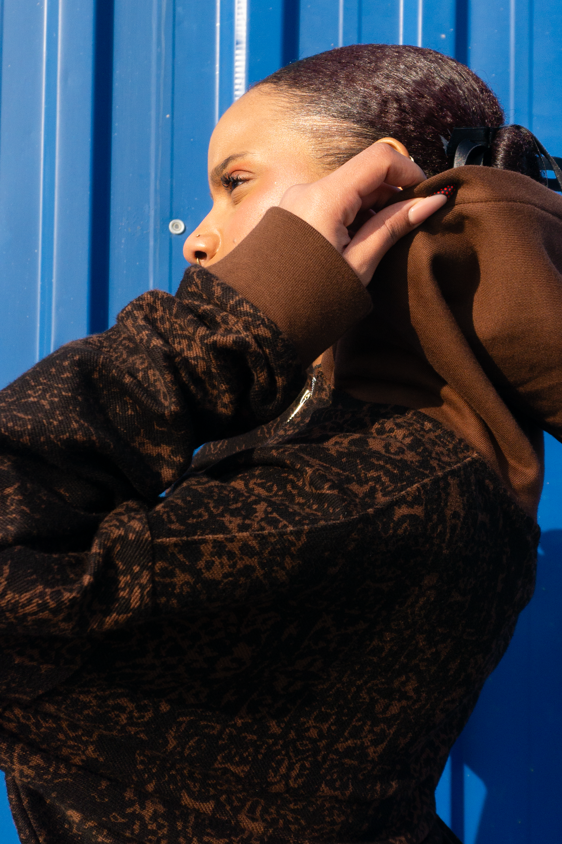 Desenli Unisex Kapüşonlu Ceket (+4 Renk)