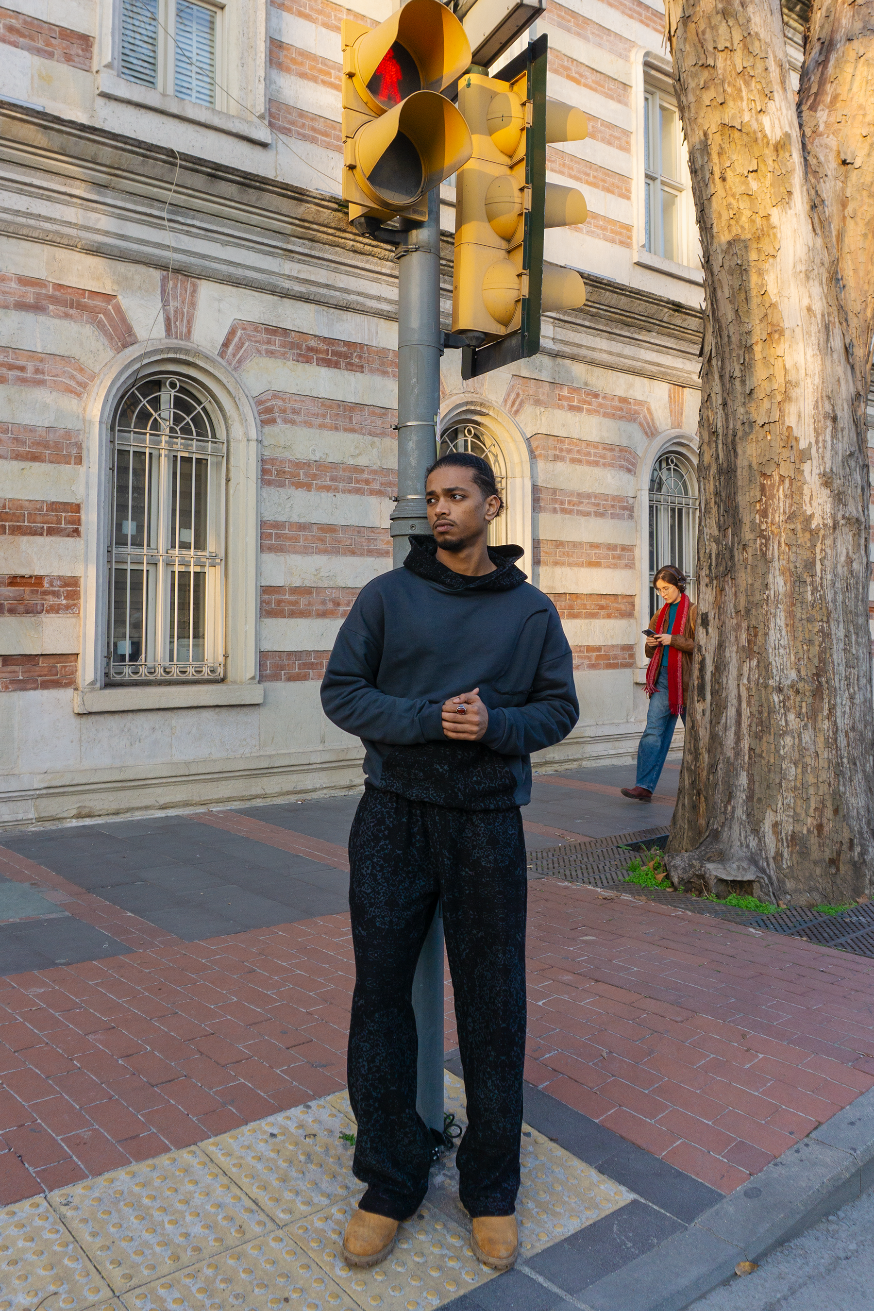 Desenli Oversize Hoodie