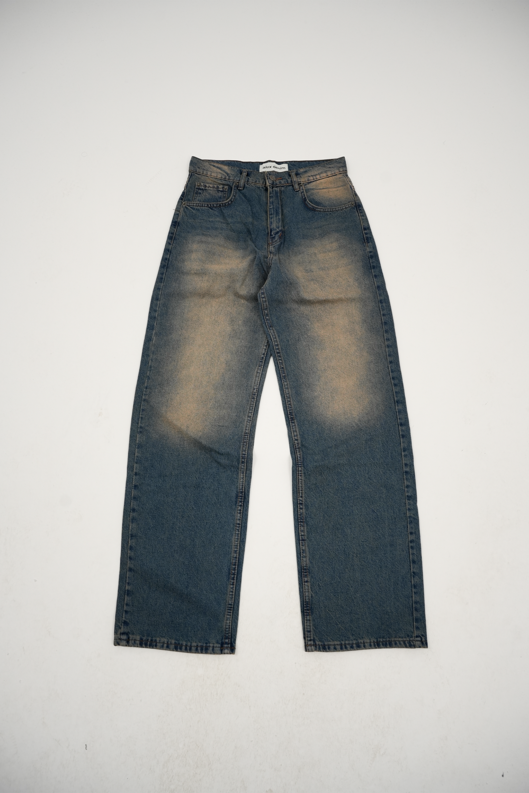 Mavi Eskitmeli Kot Pantolon- Giz Denim #005