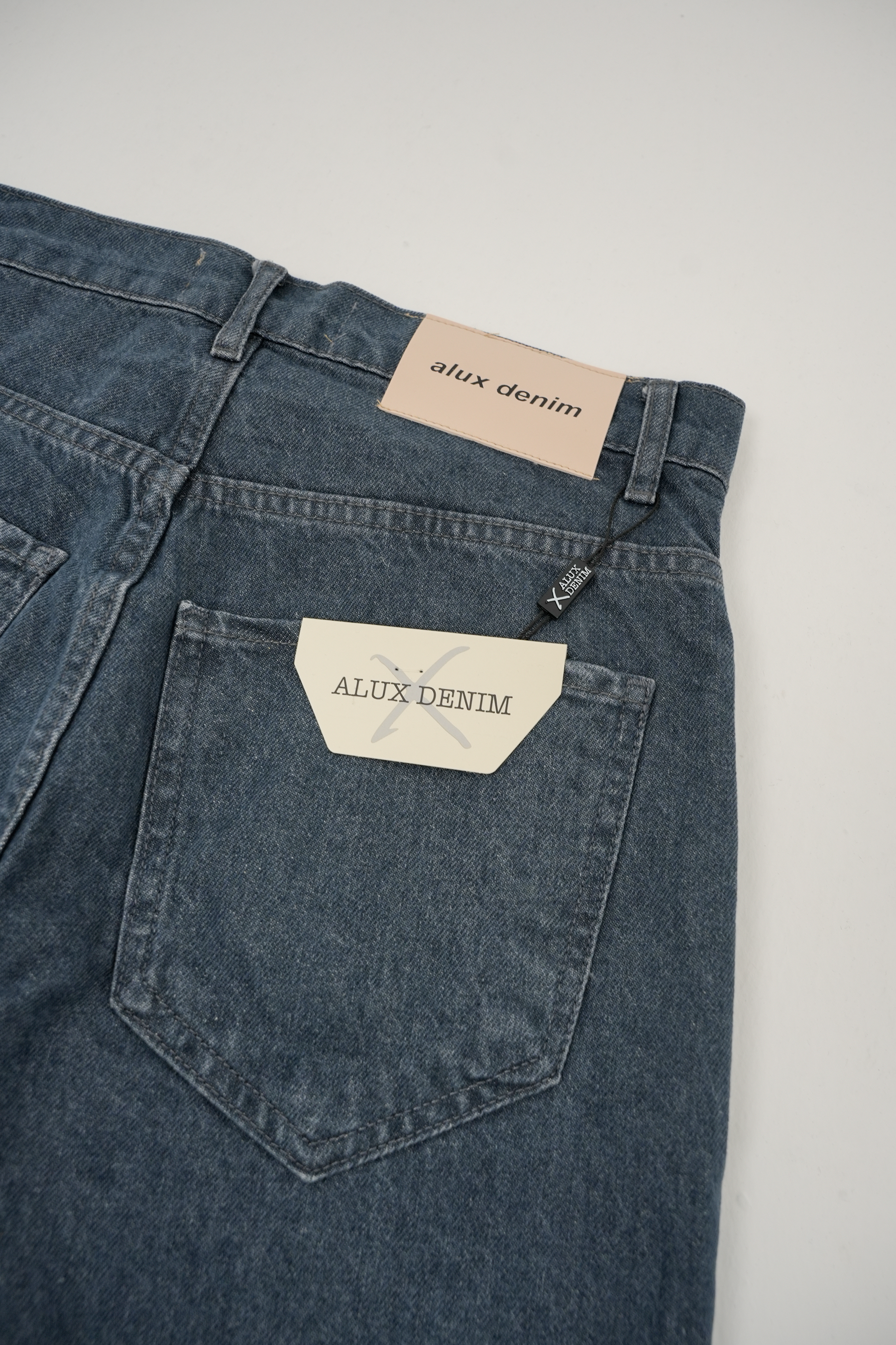 Basic Gri Taneli Kot Pantolon