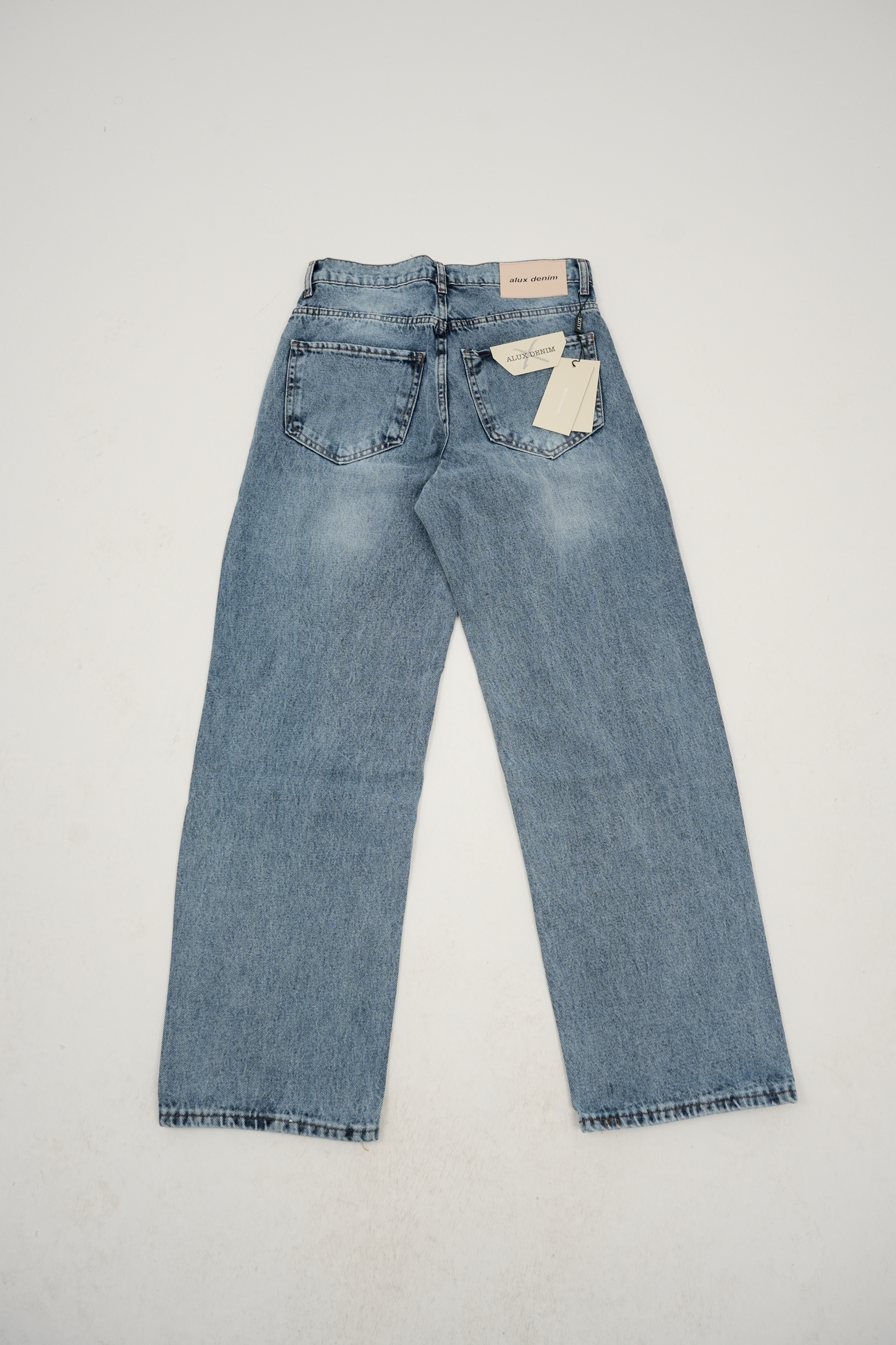 Yıkamalı Mavi Kot Pantolon