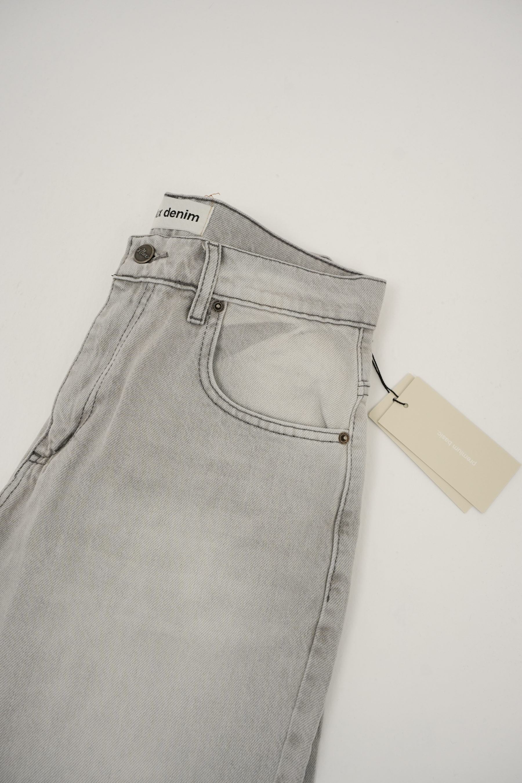 Açık Gri Kot Pantolon