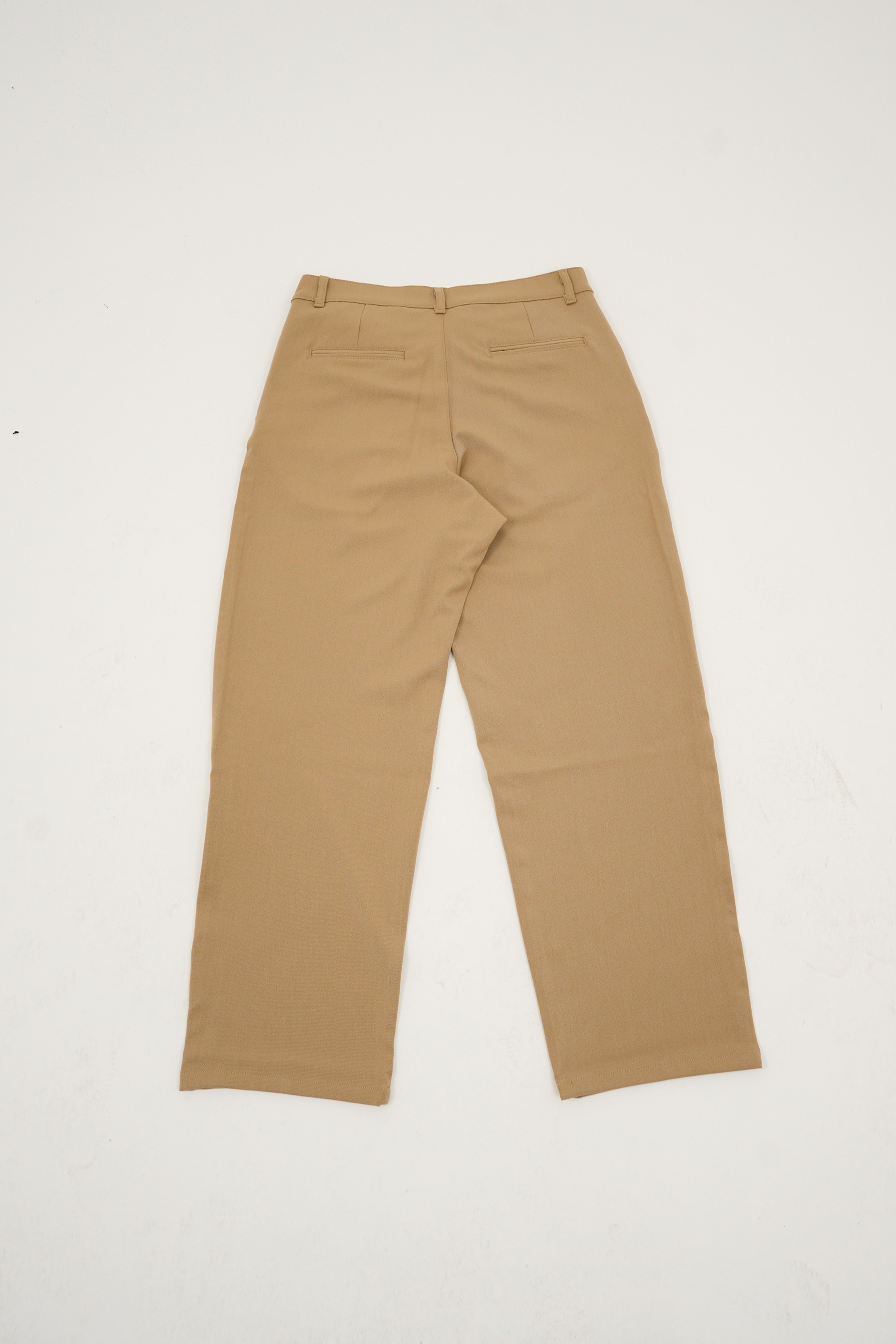 Krem Basic Kumaş Pantolon