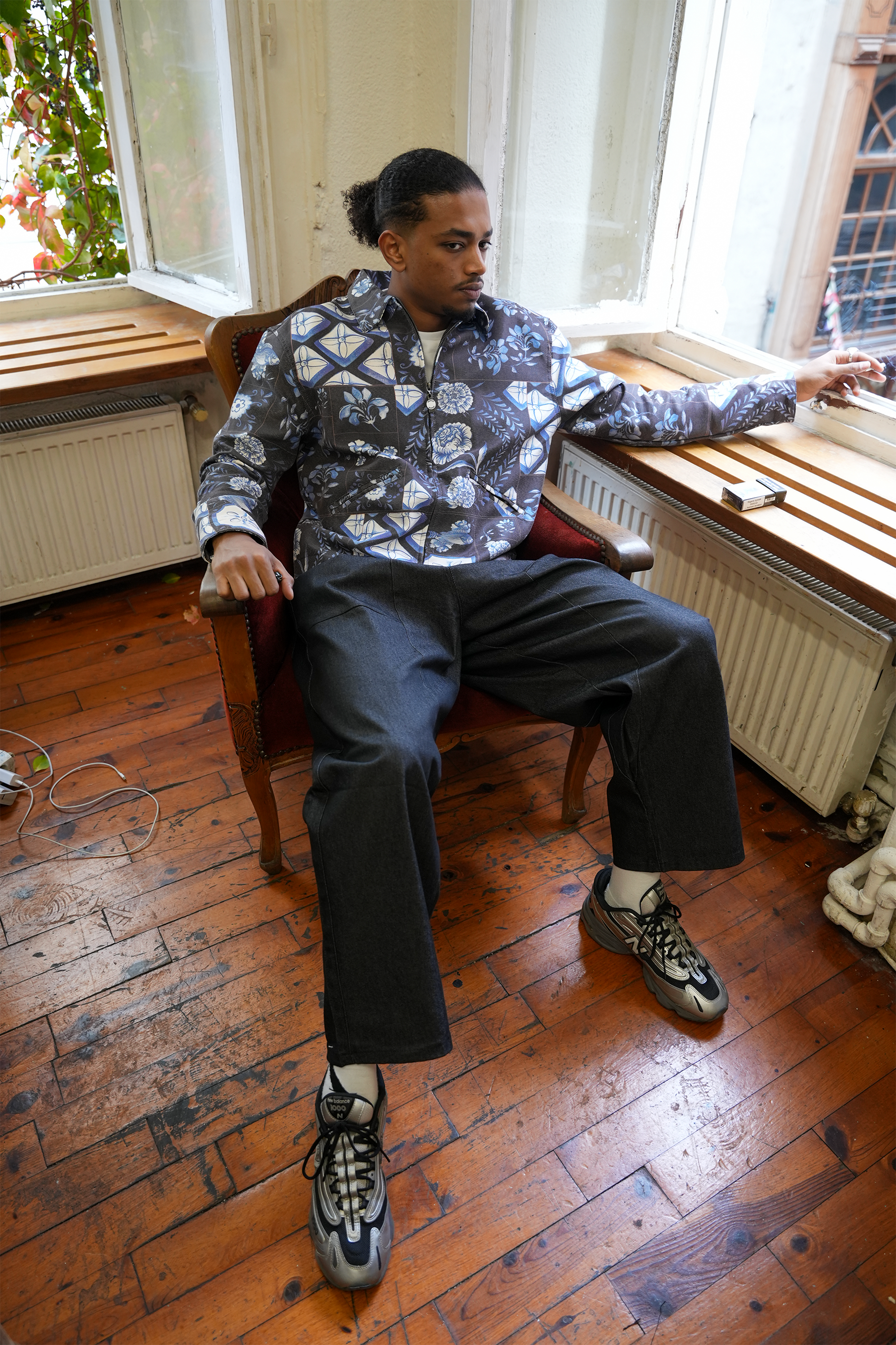 Desenli Kot Ceket (+2 Renk)