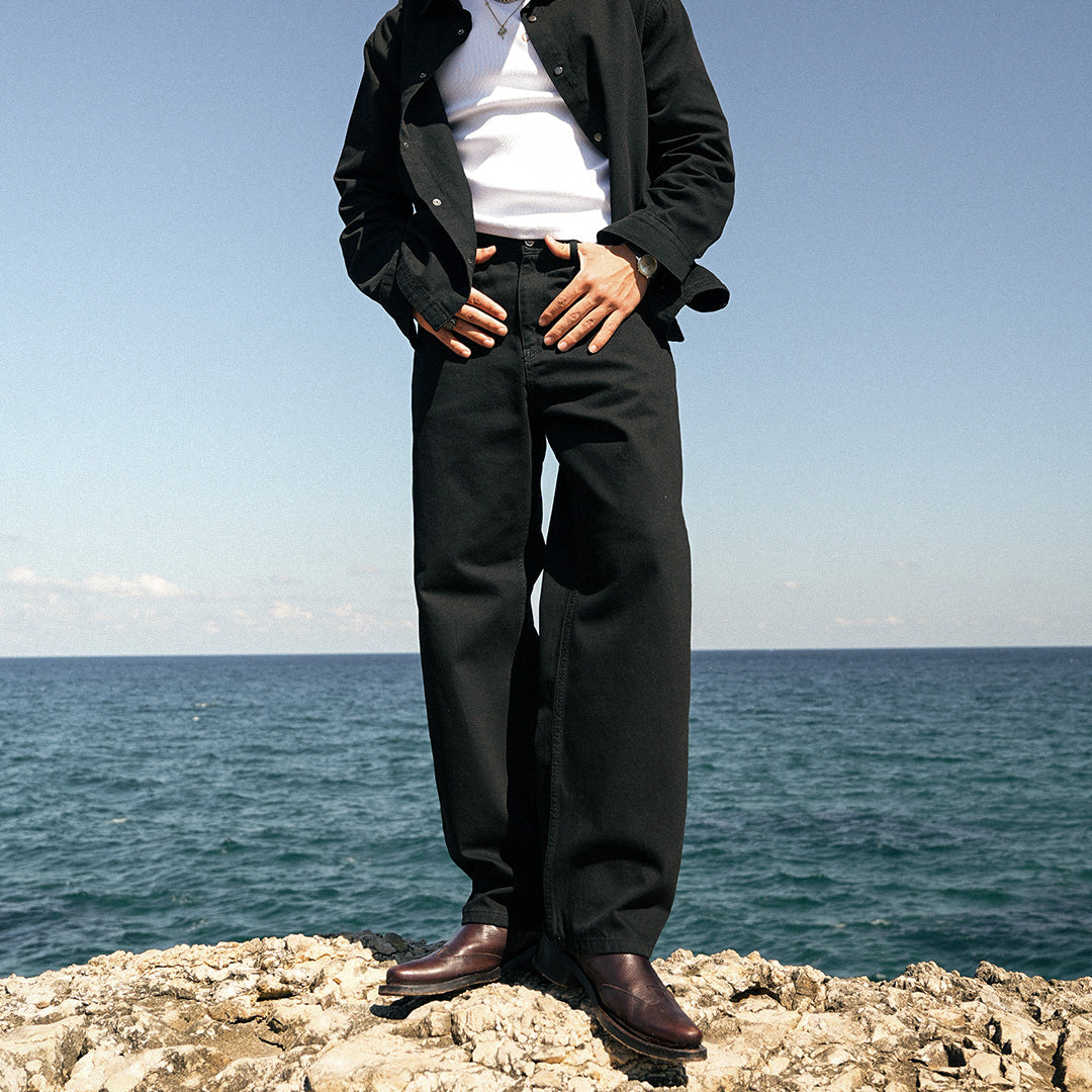 Giz Black Jean Set