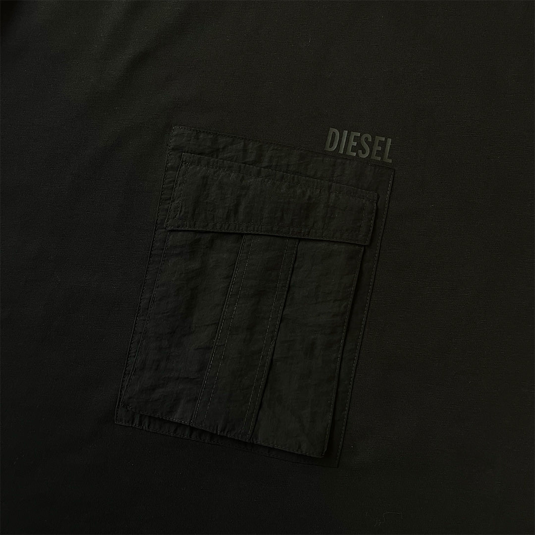 Diesel Pocket Regular T-Shirt - Black