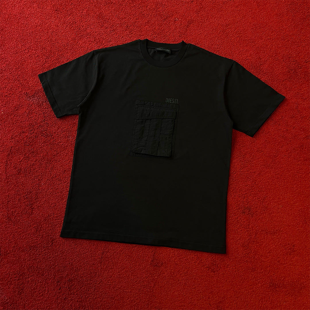 Diesel Pocket Regular T-Shirt - Black