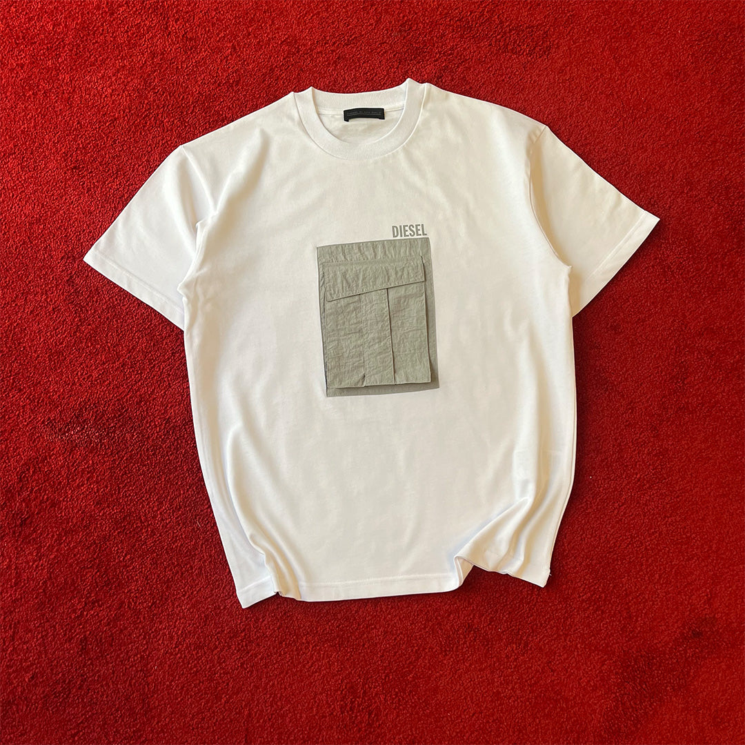 Diesel Pocket Regular T-Shirt - White