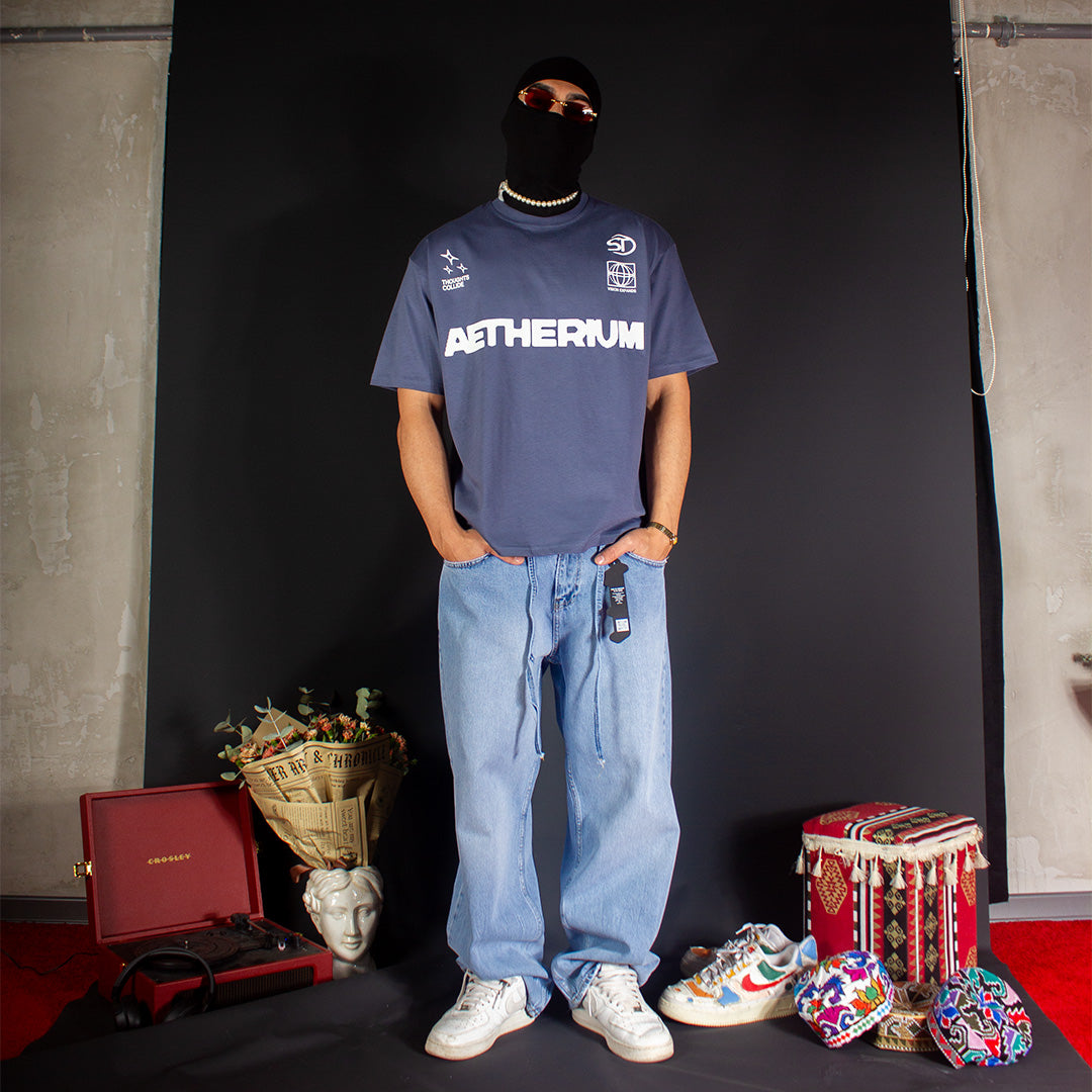 G'Z BOXY BLUE T-SHIRT