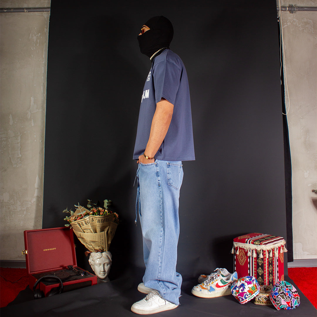 G'Z BOXY BLUE T-SHIRT