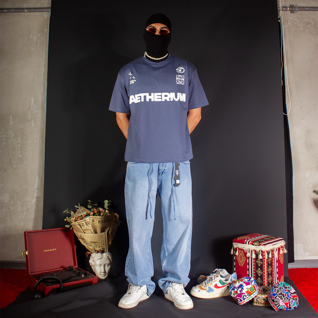 G'Z BOXY BLUE T-SHIRT