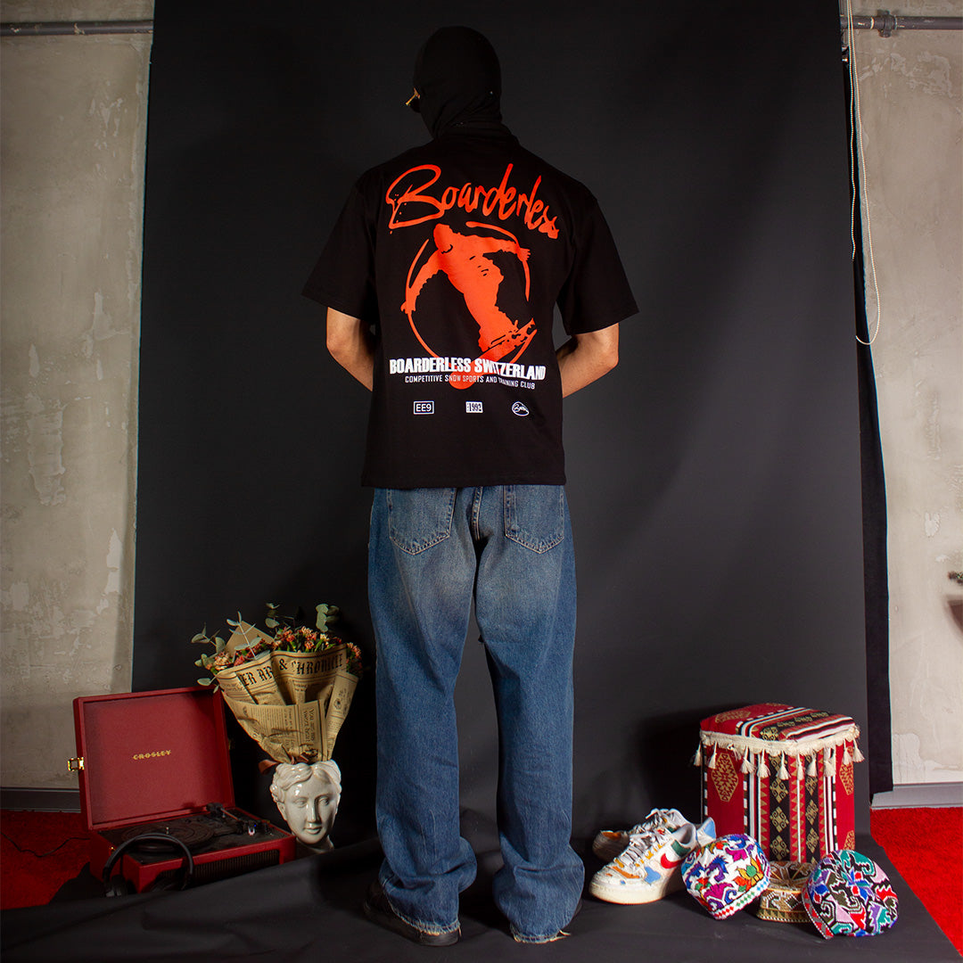 G'Z BOXY BOARDERS BLACK T-SHIRT