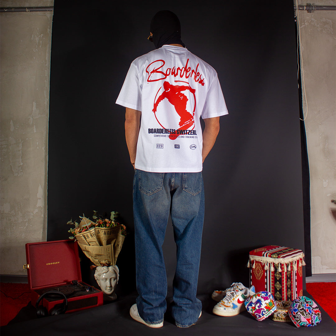 G'Z BOXY BOARDERS WHITE T-SHIRT