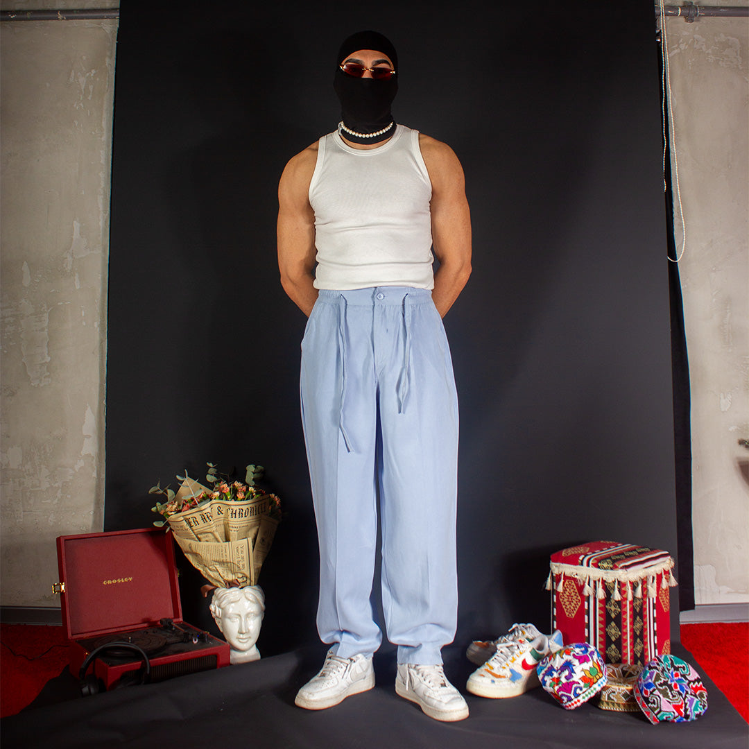 VELVET LIGHT BLUE CLASSIC PANT