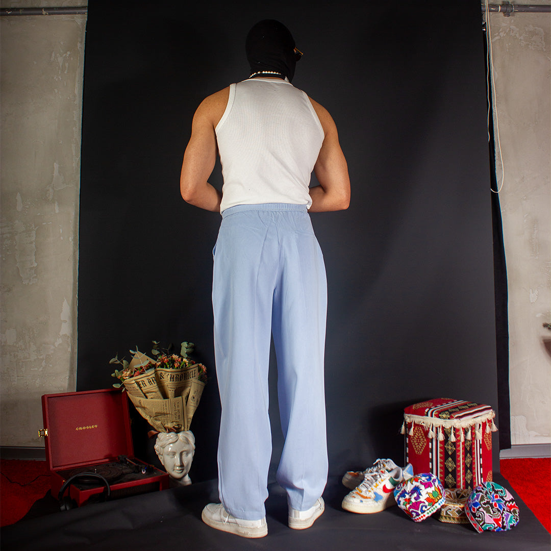 VELVET LIGHT BLUE CLASSIC PANT