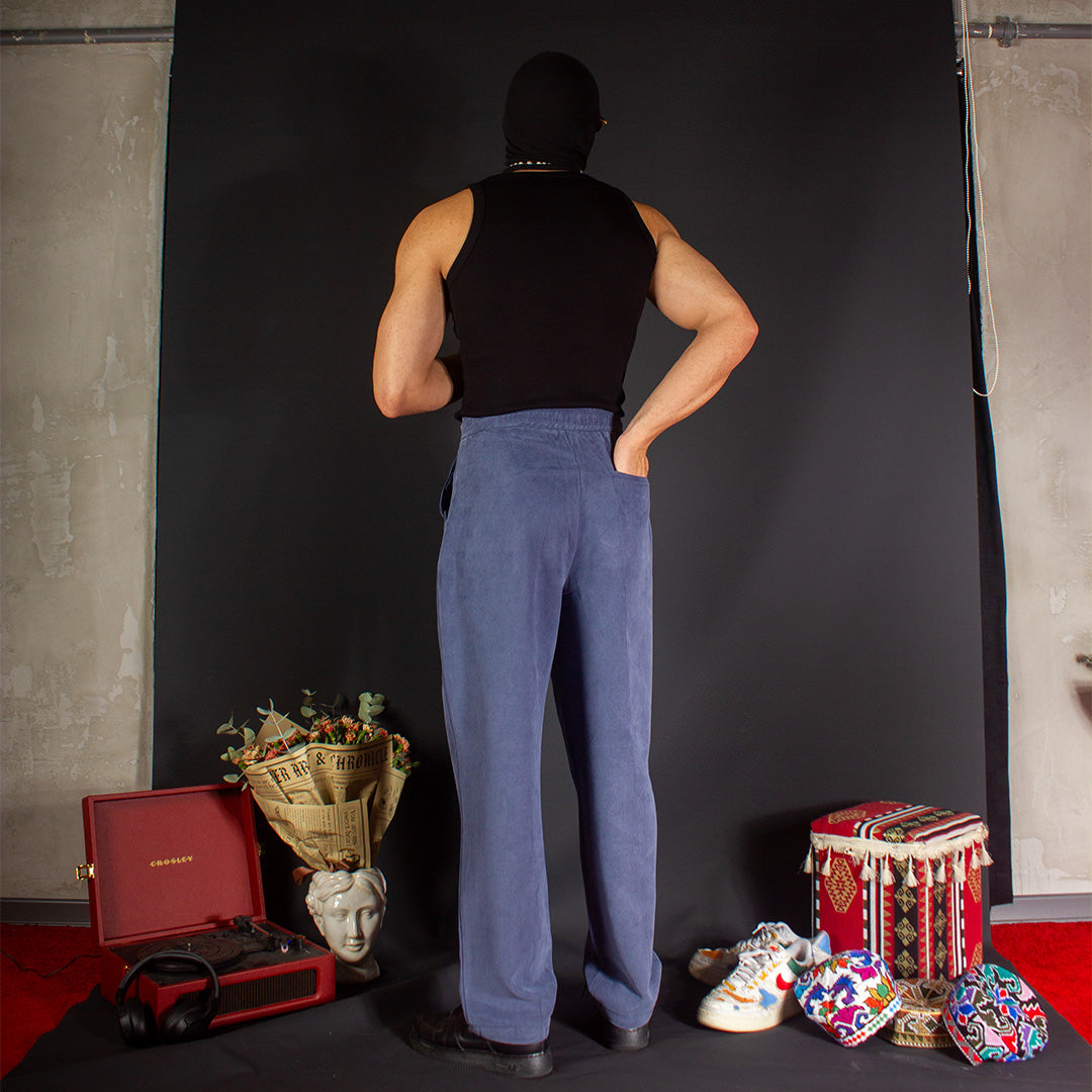 VELVET DARK BLUE CLASSIC PANT