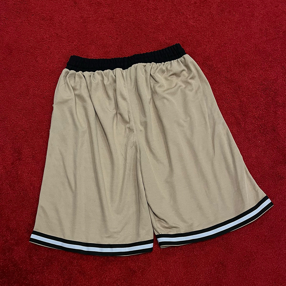 BEIGE JERSEY SHORT