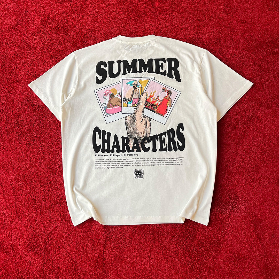 Summer Character Oversize T-Shirt