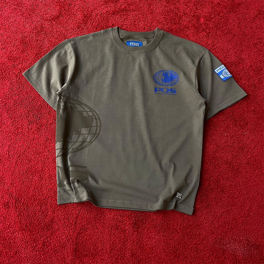 Peqous Brown Oversize T-Shirt