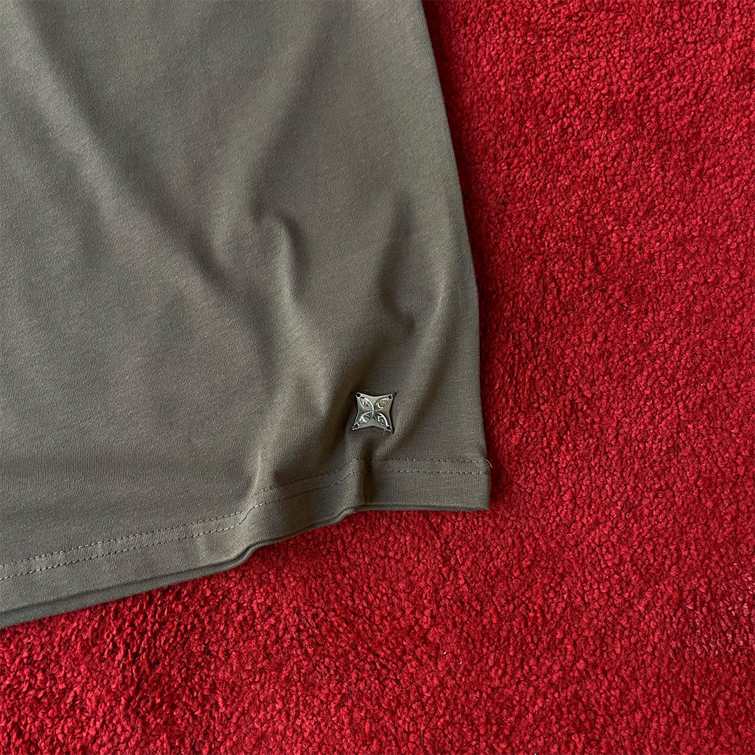 Peqous Brown Oversize T-Shirt
