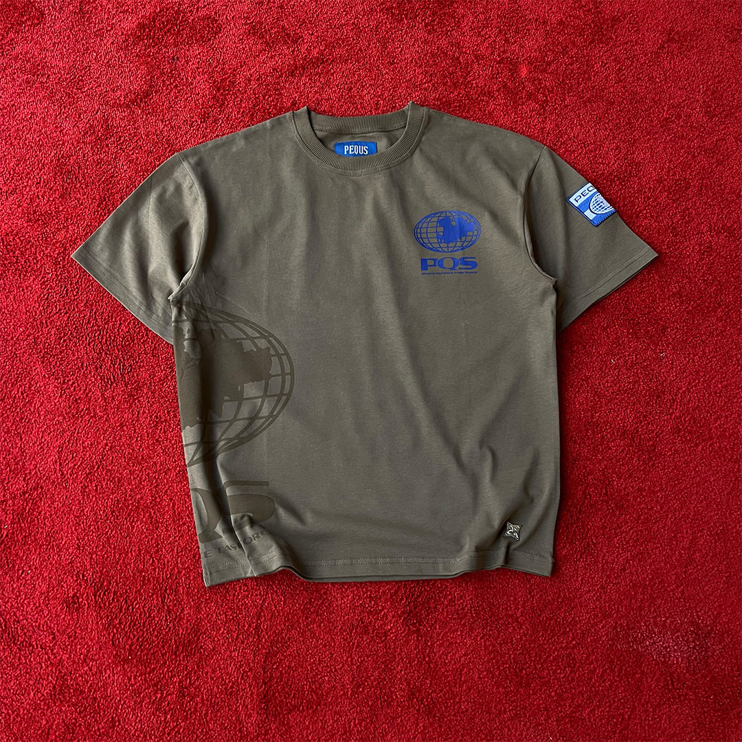Peqous Brown Oversize T-Shirt