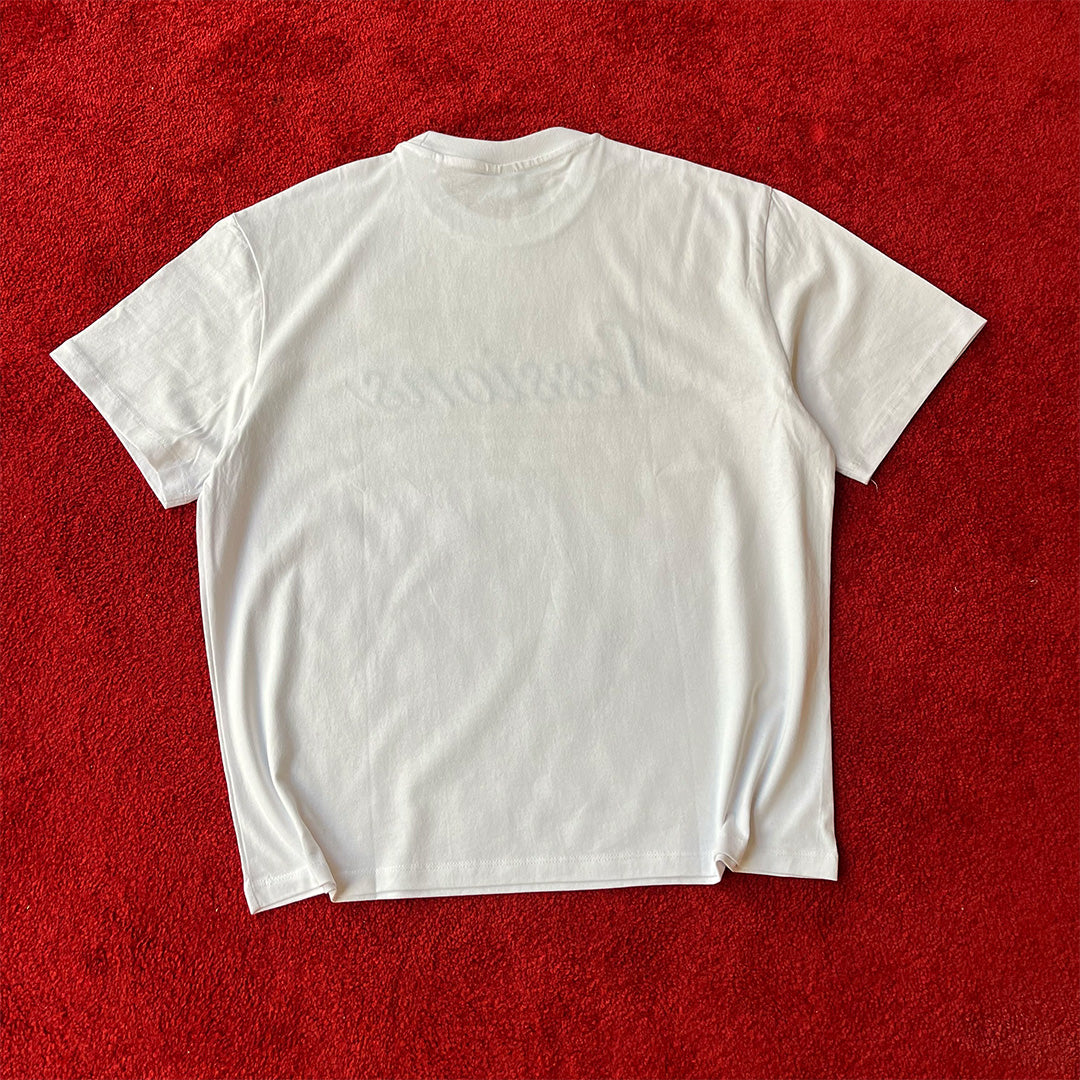 Live Session White Oversize T-Shirt