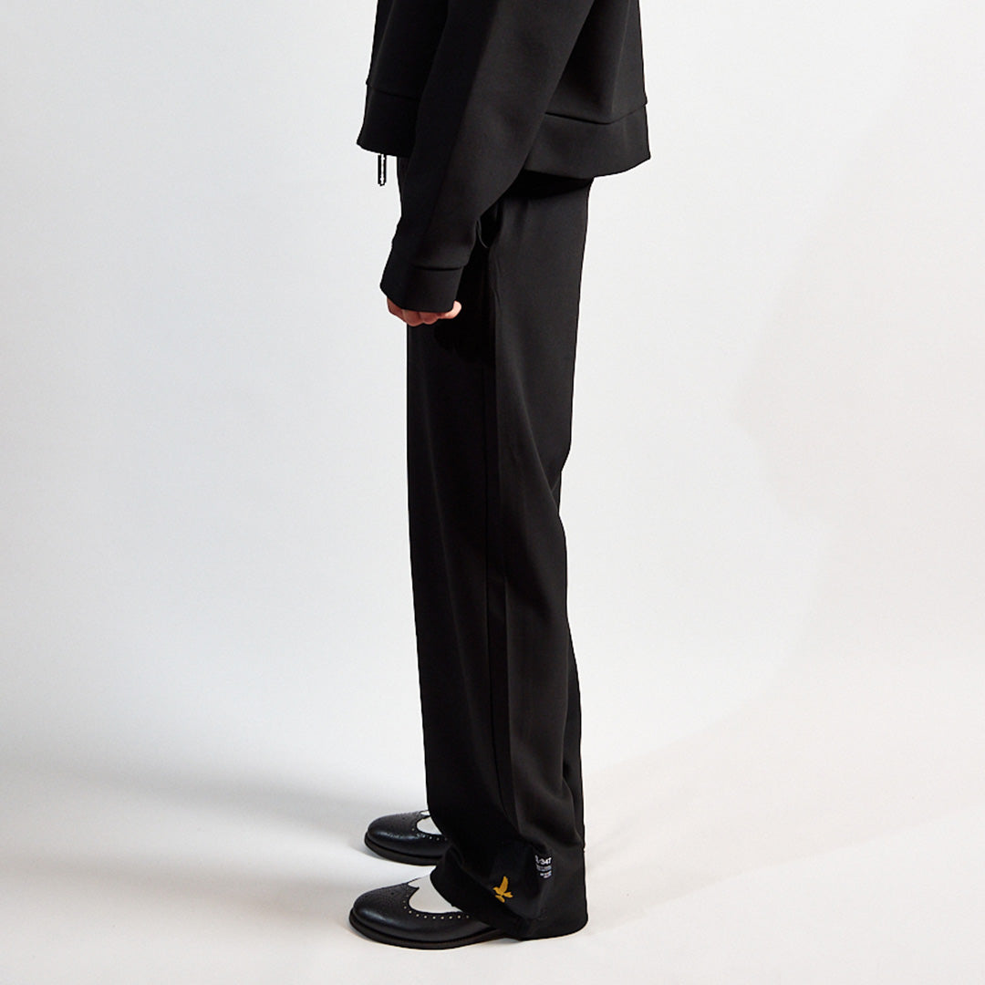 ZULA BLACK CANVAS TROUSERS