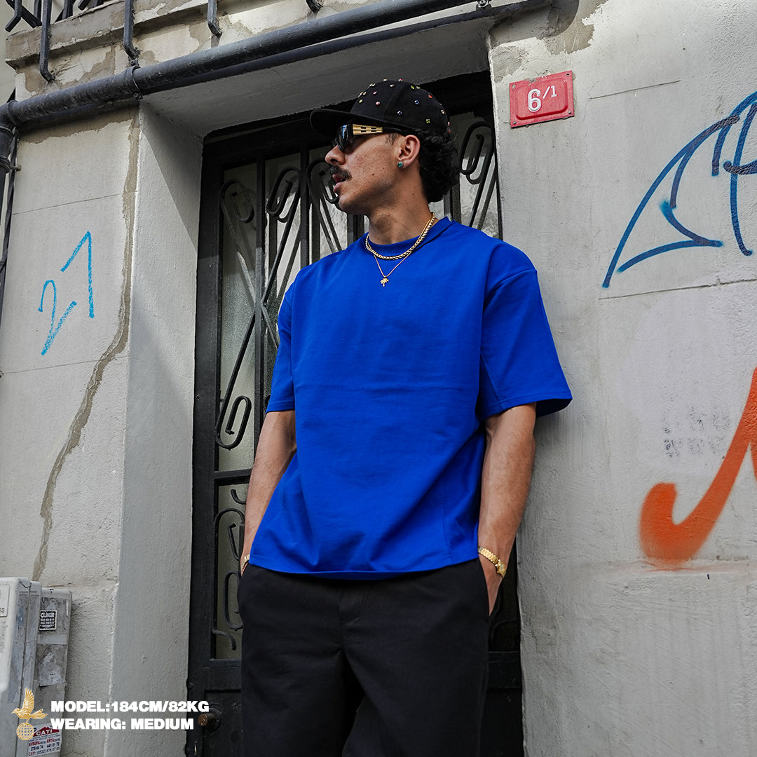 COBALT OVERSIZE T-SHIRT