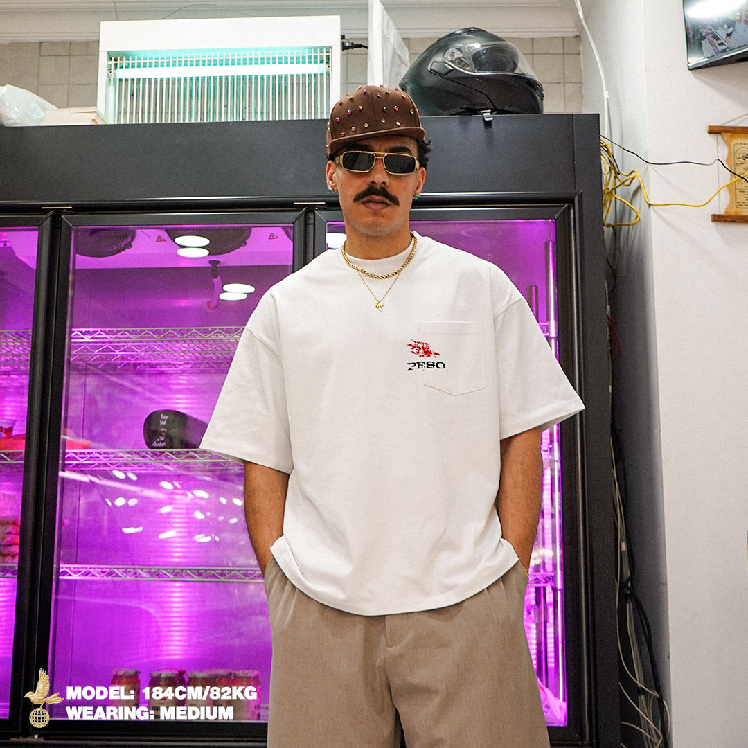 PESO RED RUN OVERSIZE T-SHIRT