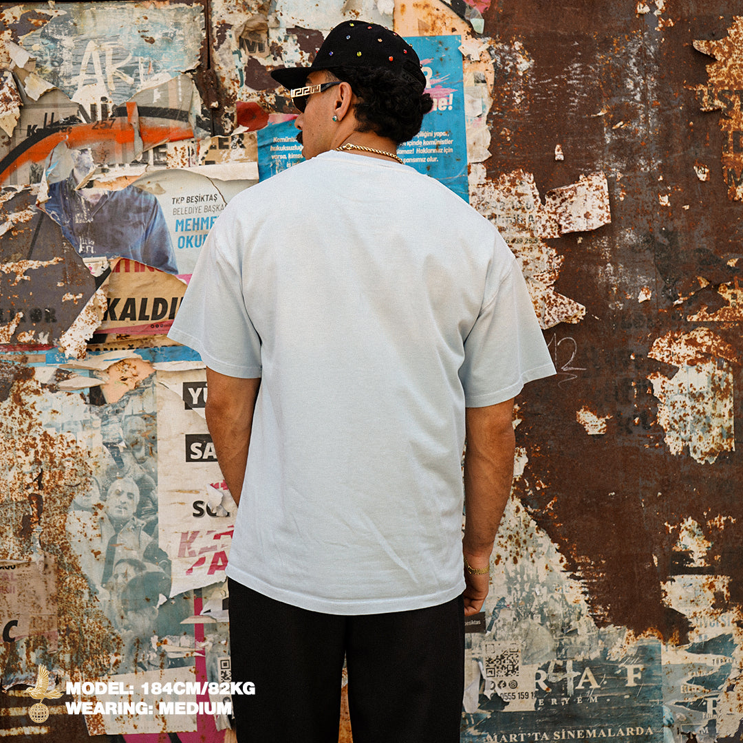 CARHARTT WASHED BLUE T-SHIRT