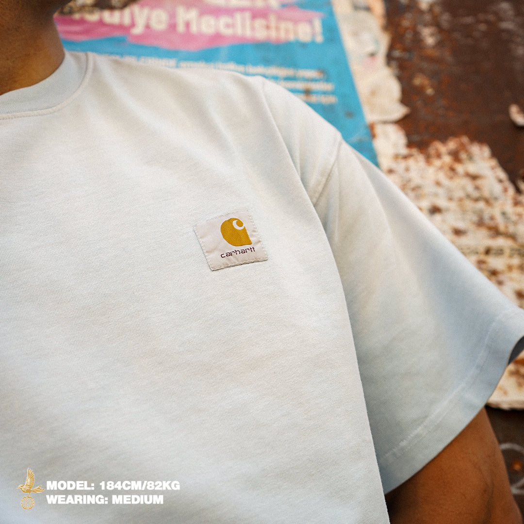 CARHARTT WASHED BLUE T-SHIRT