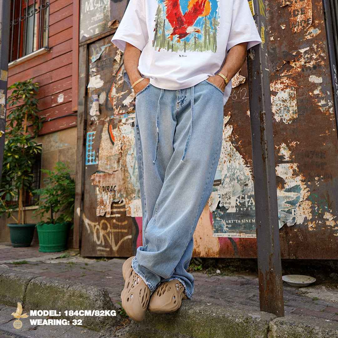 Indigo Baggy Jean