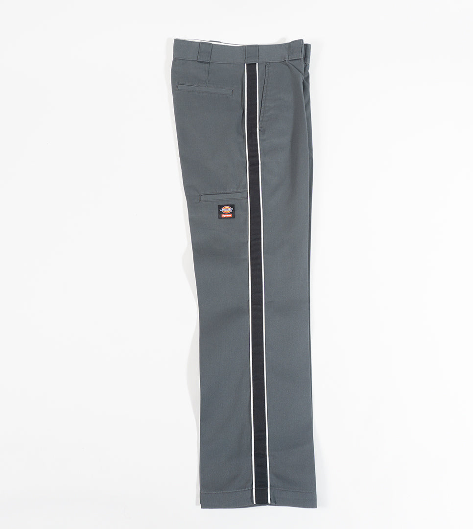 SUPREME X DICKIES STRIPE WORK PANT GREY
