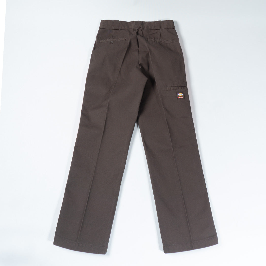 SUPREME X DICKIES STRIPE WORK PANT BROWN