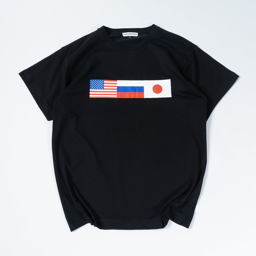 GOSHA RUBCHINSKIY BLACK TEE