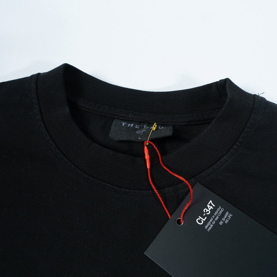 WASHED BLACK PREMIUM BASIC TEE