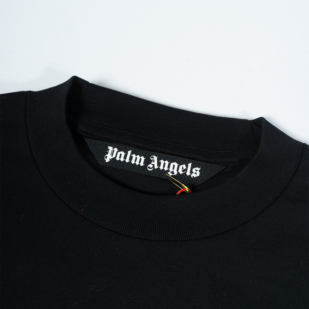 PALM ANGELS TEDDY TEE BLACK