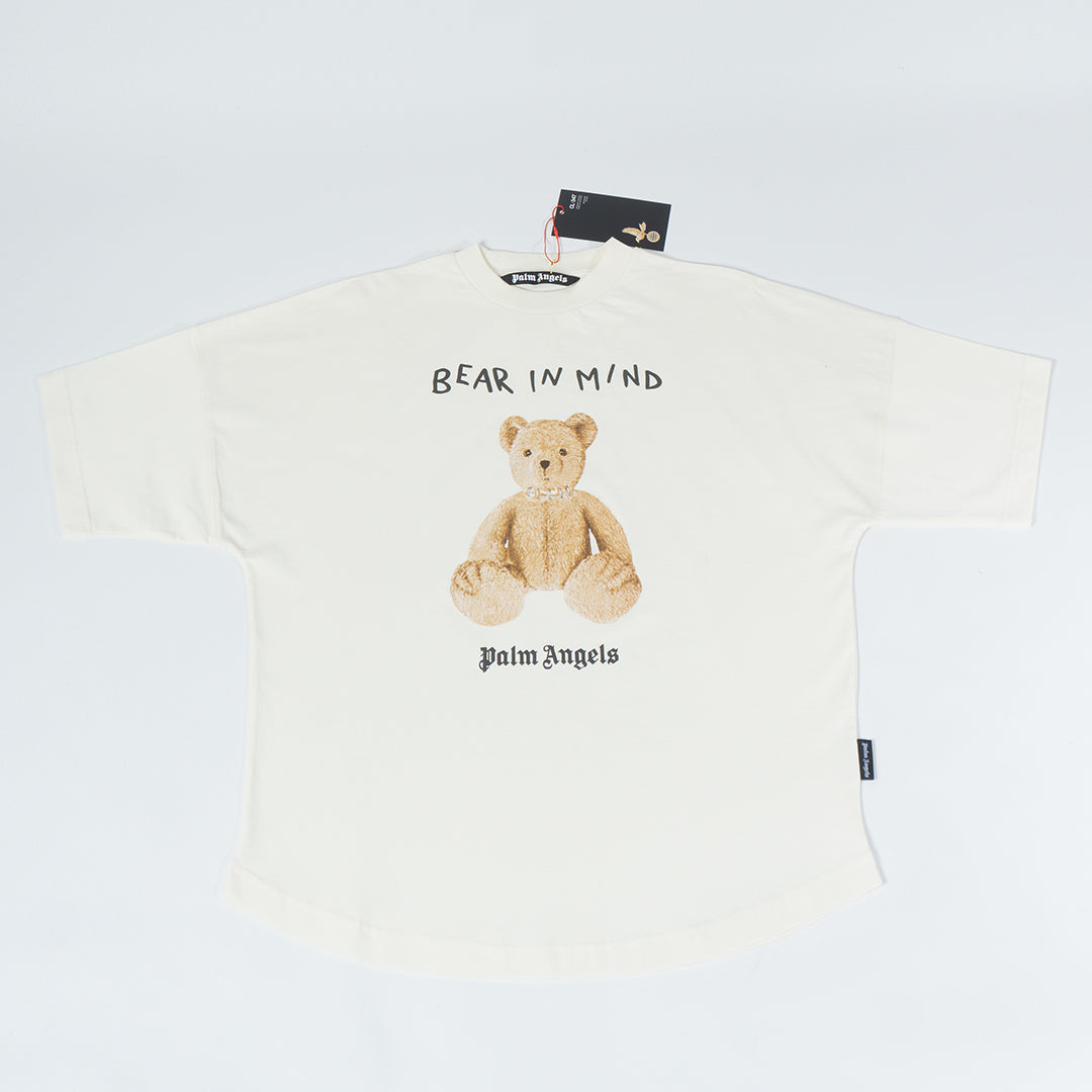 PALM ANGELS TEDDY TEE CREAM