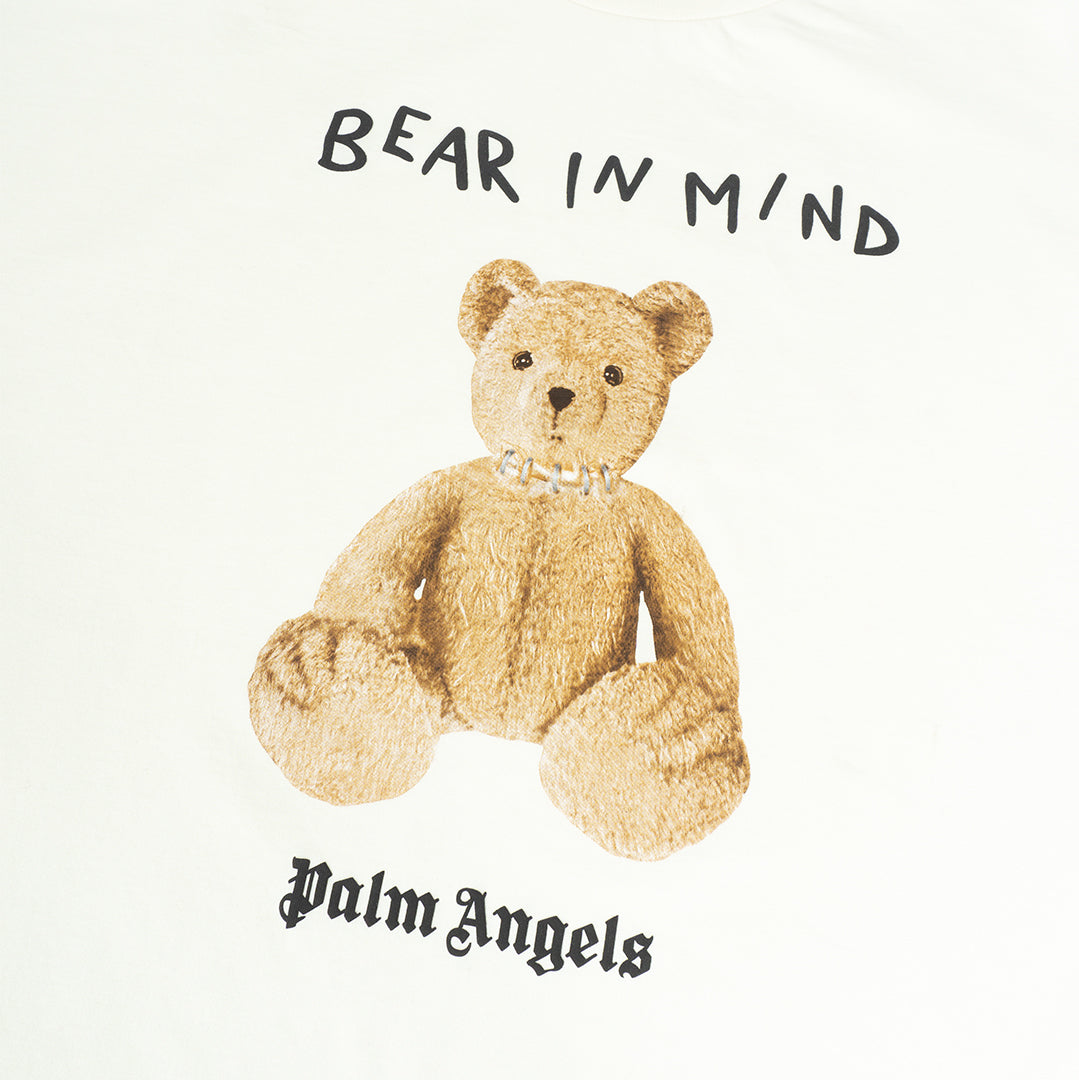 PALM ANGELS TEDDY TEE CREAM