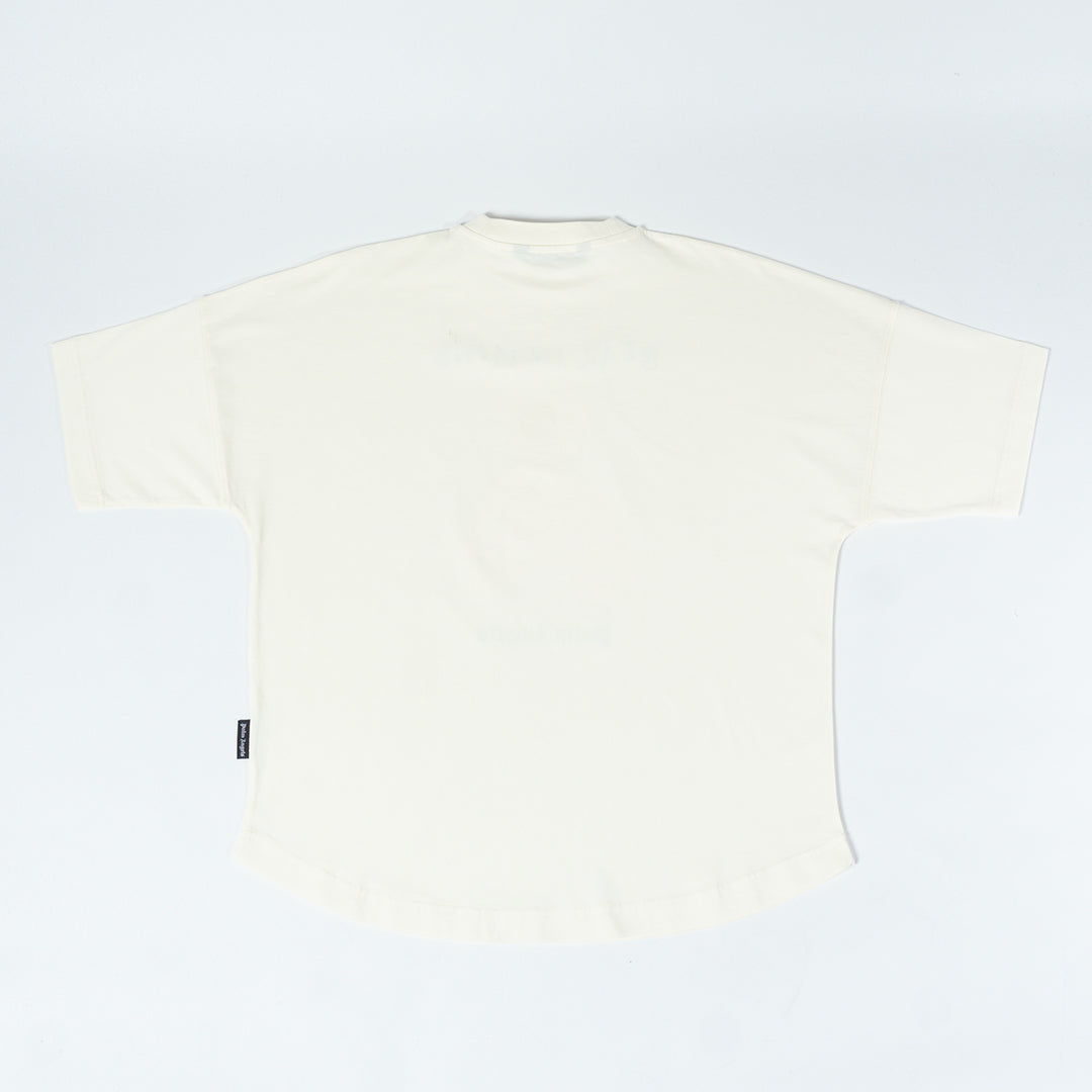 PALM ANGELS TEDDY TEE CREAM