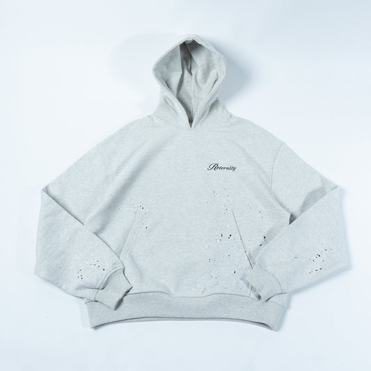 RETERNITY PAINTED GREY HOODIE