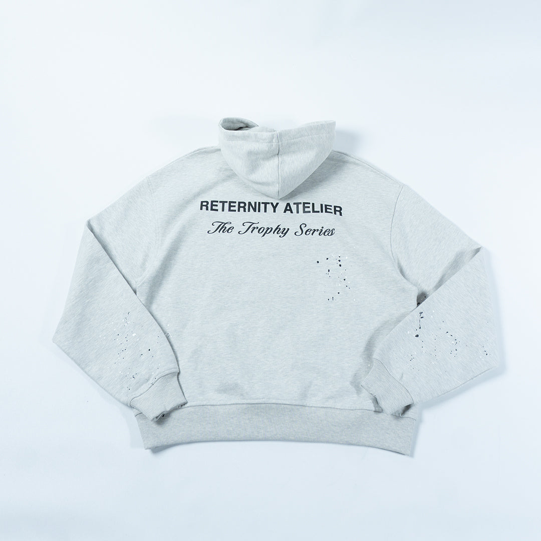 RETERNITY PAINTED GREY HOODIE