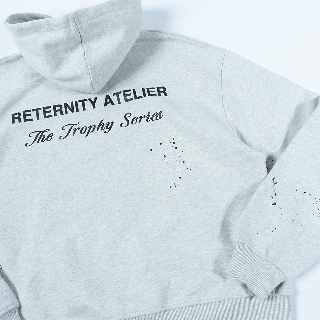 RETERNITY PAINTED GREY HOODIE