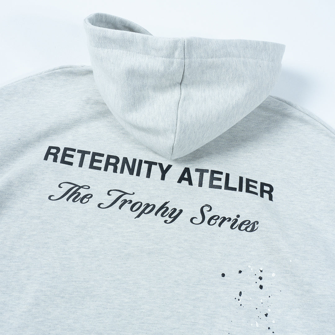 RETERNITY PAINTED GREY HOODIE